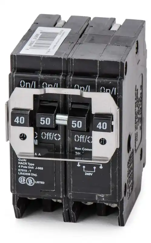 Eaton / Cutler-Hammer BQ240250 - 40/50A Quadplex Miniature Circuit Breaker Markdown