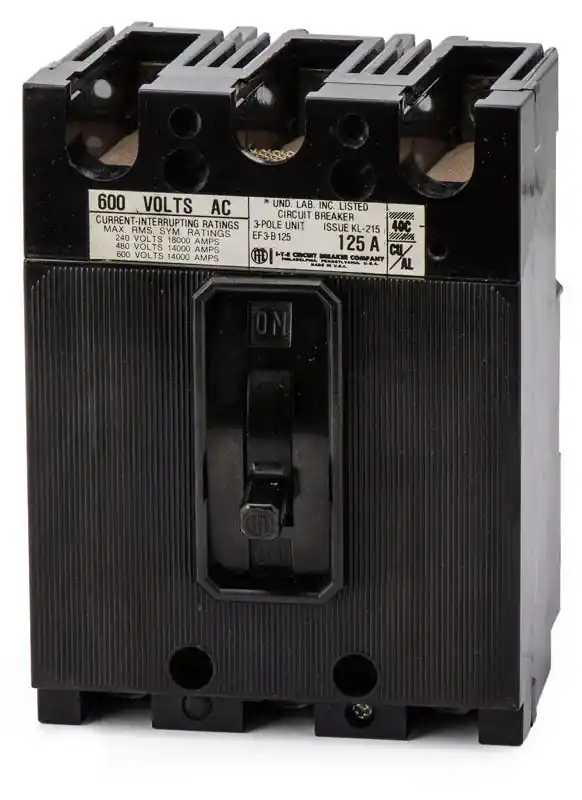 Siemens EF3B125 - 125A 3 Pole Molded Case Circuit Breaker Price Cut