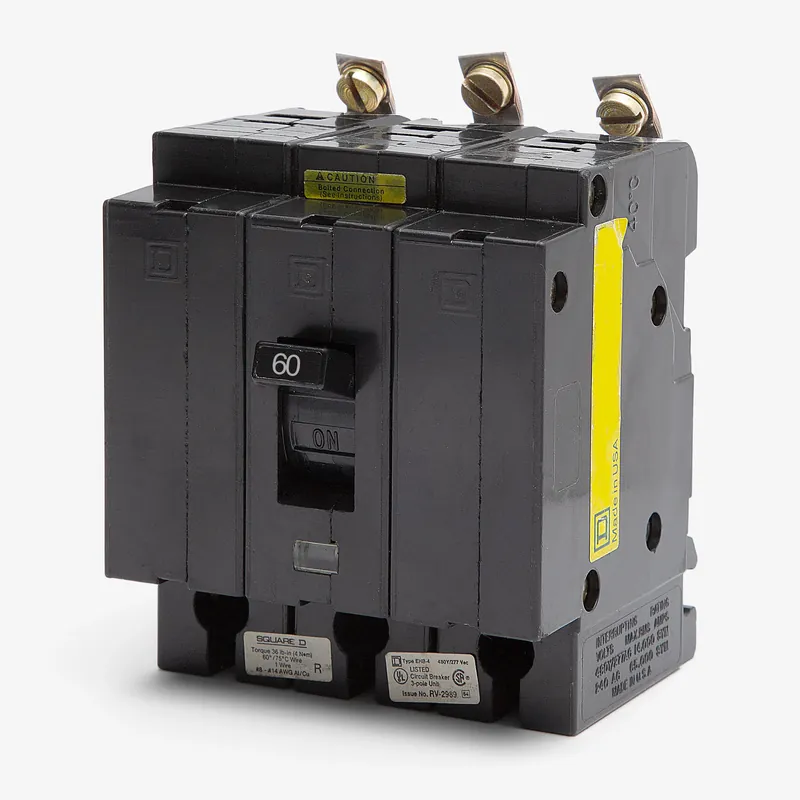 Square D EHB34060 - 60A 3 Pole Molded Case Circuit Breaker Save Now
