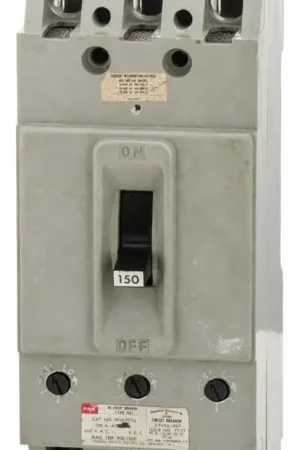 Secure Checkout Federal Pacific HFJ631150 - 150A 3 Pole Molded Case Circuit Breaker