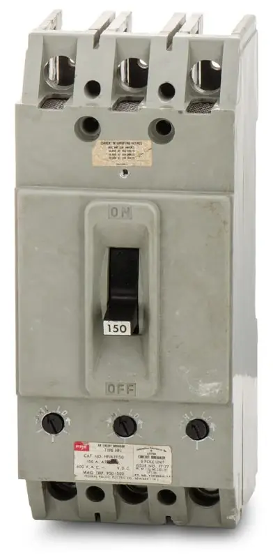 Secure Checkout Federal Pacific HFJ631150 - 150A 3 Pole Molded Case Circuit Breaker