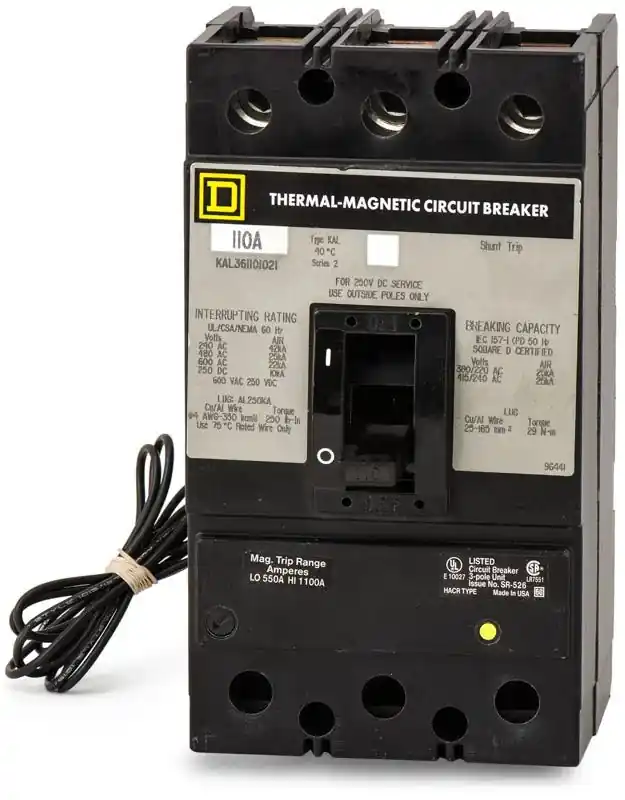 Fan Favorite Square D KAL361101021 - 110A 3 Pole Molded Case Circuit Breaker