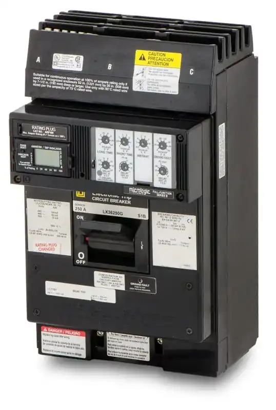 Square D LX36250G - 250A 3 Pole Molded Case Circuit Breaker Final Sale