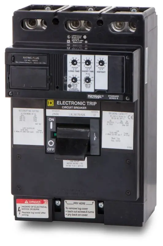 Square D LXL361751426 - 175A 3 Pole Molded Case Circuit Breaker Special Discount