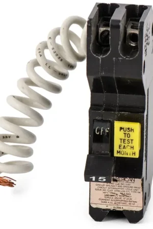 Reduced Price Federal Pacific NAGF15 - 15A GFCI Miniature Circuit Breaker