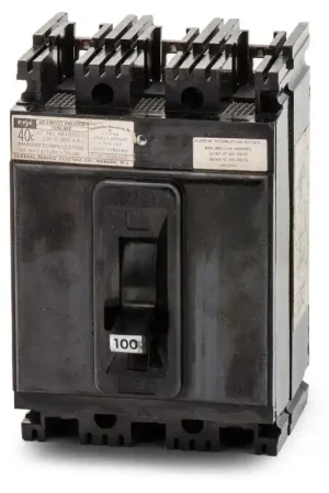 Get Yours Federal Pacific NEF433100 - 100A 3 Pole Molded Case Circuit Breaker