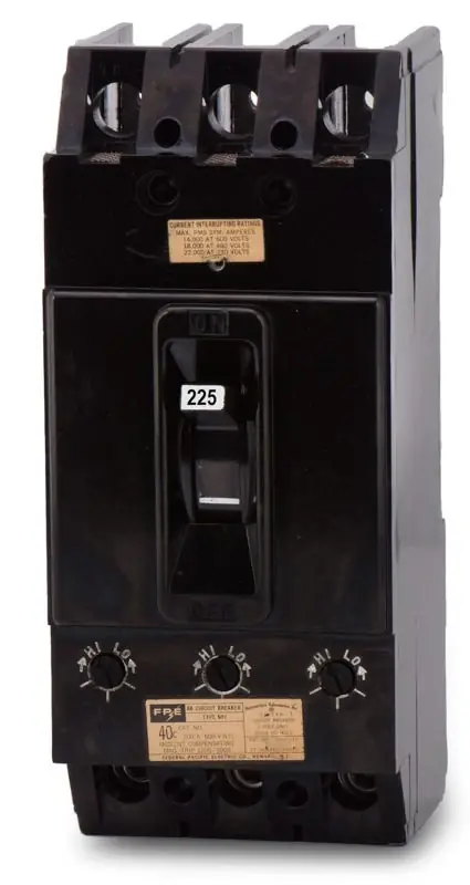 Federal Pacific NFJ631225 - 225A 3 Pole Molded Case Circuit Breaker While Supplies Last