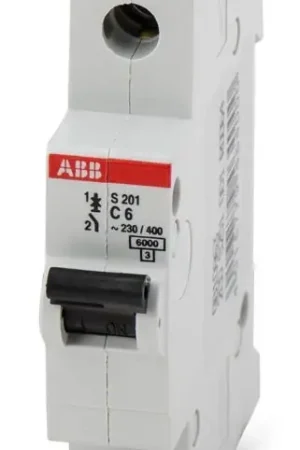 ABB S201-C6 - 6A 1 Pole Miniature Circuit Breaker Fan Favorite