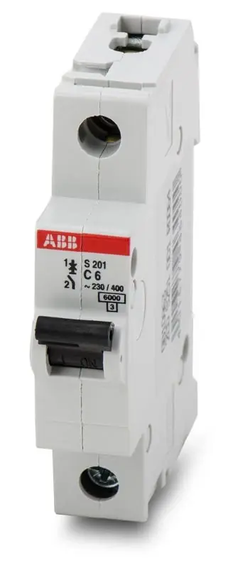 ABB S201-C6 - 6A 1 Pole Miniature Circuit Breaker Fan Favorite