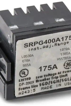 General Electric SRPG400A175 Rating Plug Low Price