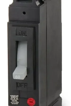 Top Rated ABB / General Electric TEB111060 - 60A 1 Pole Molded Case Circuit Breaker