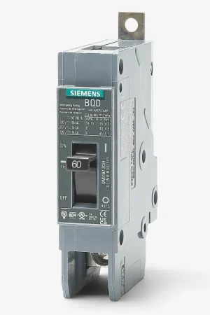 Affordable Siemens BQD160 - 60A 1 Pole Molded Case Circuit Breaker
