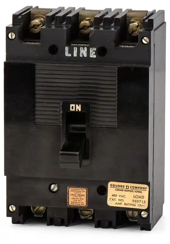 Square D 989715 - 15A 3 Pole Molded Case Circuit Breaker Cheap