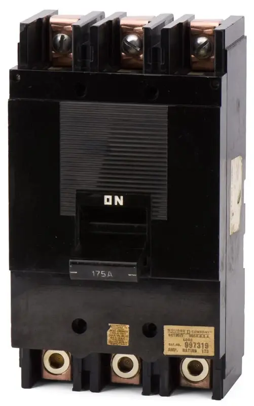 Latest Square D 997319 - 175A 3 Pole Molded Case Circuit Breaker