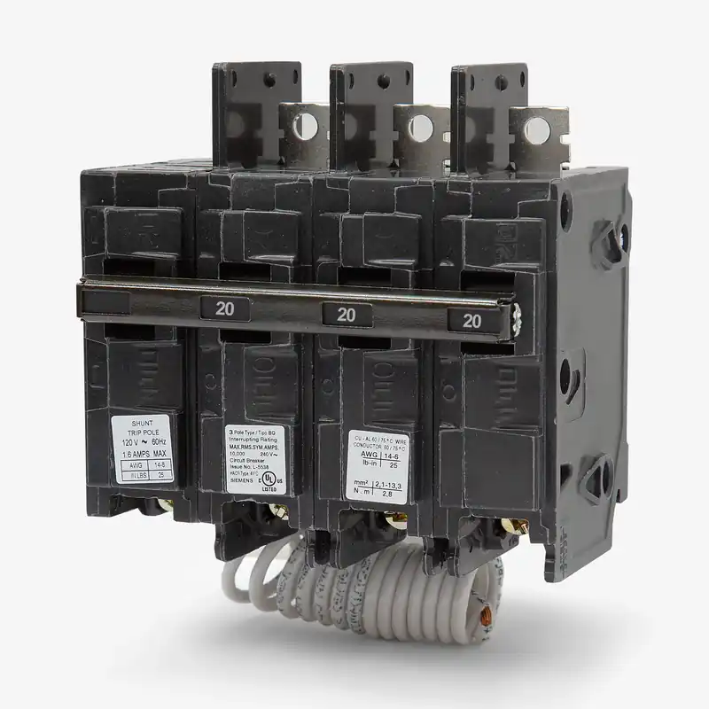 Siemens BQ3B02000S01 - 20A 3 Pole Molded Case Circuit Breaker Express Delivery