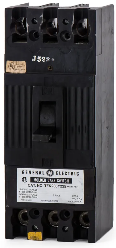 ABB / General Electric TFK236Y225 - 225A 3 Pole Molded Case Switch Super Sale