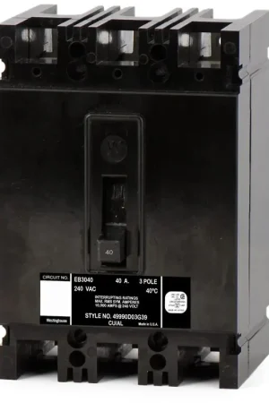 Eaton / Westinghouse EB3040 - 40A 3 Pole Molded Case Circuit Breaker Buy Online