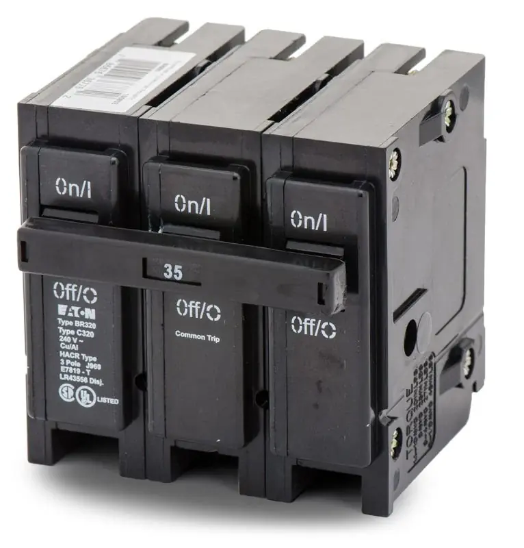 Eaton / Cutler-Hammer BR335 - 35A 3 Pole Miniature Circuit Breaker Holiday Sale