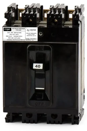 Mega Sale Federal Pacific NEF431040 - 40A 3 Pole Molded Case Circuit Breaker