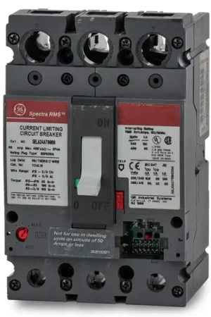 ABB / General Electric SELA24AT0060 - 60A 2 Pole Molded Case Circuit Breaker Time-Limited