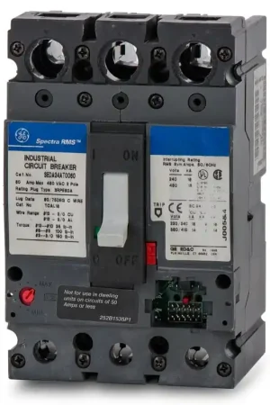 ABB / General Electric SEDA24AT0060 - 60A 2 Pole Molded Case Circuit Breaker Sale