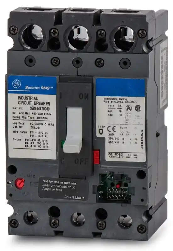 ABB / General Electric SEDA24AT0060 - 60A 2 Pole Molded Case Circuit Breaker Sale