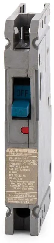 Siemens E21B015 - 15A 1 Pole Molded Case Circuit Breaker Buy Today