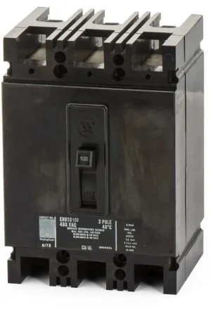 Best Choice Eaton / Westinghouse EHB3100 - 100A 3 Pole Molded Case Circuit Breaker