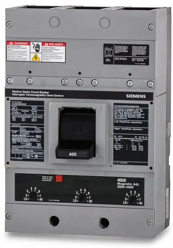 Siemens HJXD63B400H - 400A 3 Pole Molded Case Circuit Breaker Hot Picks