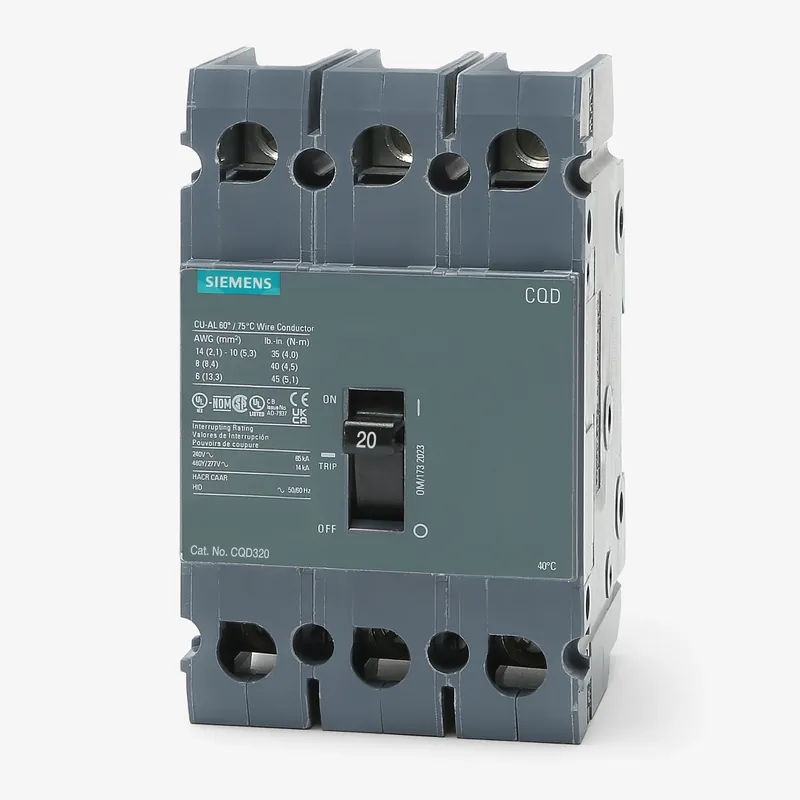 Siemens CQD320 - 20A 3 Pole Molded Case Circuit Breaker Weekend Sale