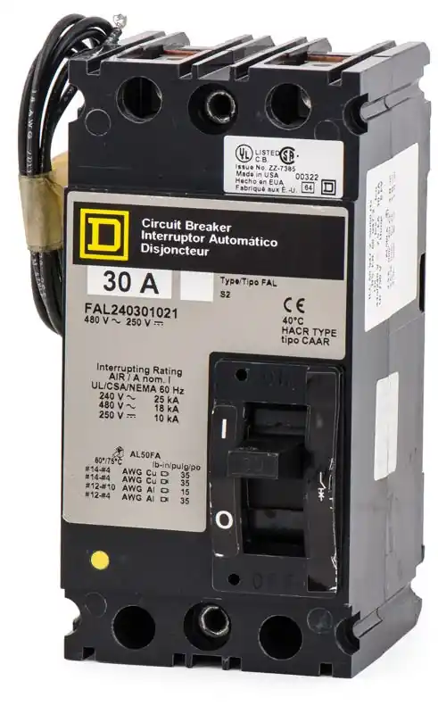 Square D FAL240301021 - 30A 2 Pole Molded Case Circuit Breaker While Supplies Last