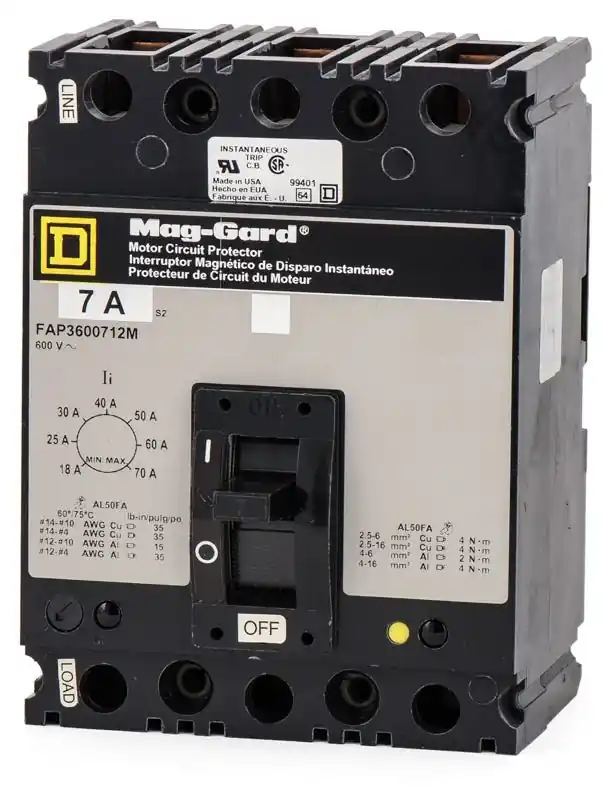 Sale Square D FAP36007-12M - 7A 3 Pole Motor Circuit Protector