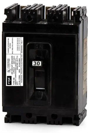 Premium Federal Pacific NE233030 - 30A 3 Pole Molded Case Circuit Breaker