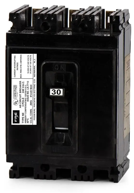Premium Federal Pacific NE233030 - 30A 3 Pole Molded Case Circuit Breaker