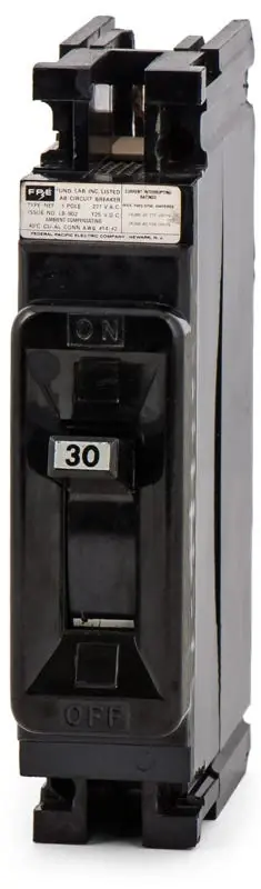 Federal Pacific NEF213030 - 30A 1 Pole Molded Case Circuit Breaker Trusted Brand
