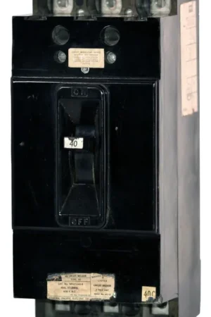 Low Price Federal Pacific NF631040 - 40A 3 Pole Molded Case Circuit Breaker
