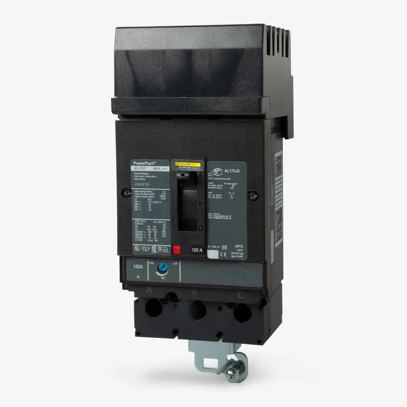 Reduced Price Schneider Electric JGA36150 - 150A 3 Pole Molded Case Circuit Breaker