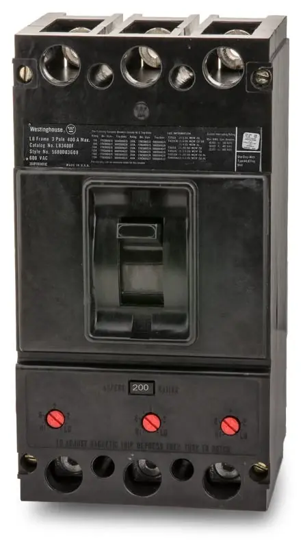Special Discount Eaton / Westinghouse LB3200 - 200A 3 Pole Molded Case Circuit Breaker