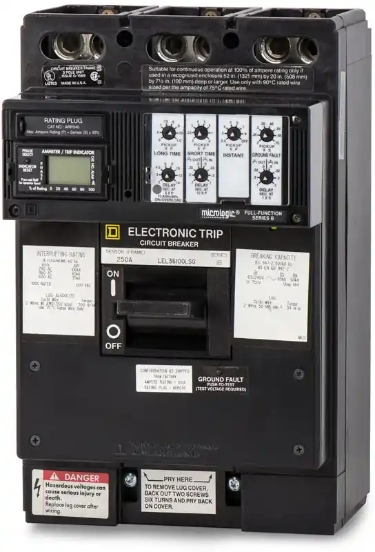 Square D LEL36100LSG - 100A 3 Pole Molded Case Circuit Breaker Price Drop