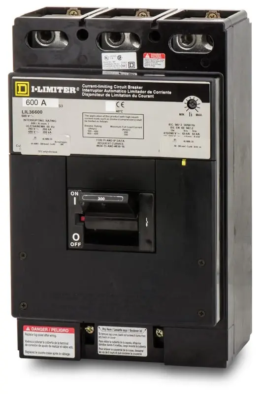 Low Price Square D LIL36600 - 600A 3 Pole Molded Case Circuit Breaker