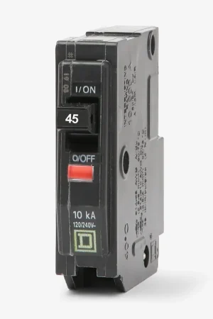 Time-Limited Square D QO145 - 45A 1 Pole Miniature Circuit Breaker