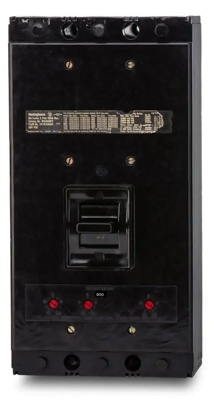 Time-Limited Eaton / Westinghouse MA3800S - 800A 3 Pole Molded Case Circuit Breaker
