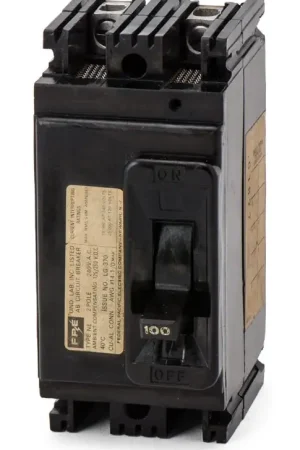 Brand New Federal Pacific NE224100 - 100A 2 Pole Molded Case Circuit Breaker