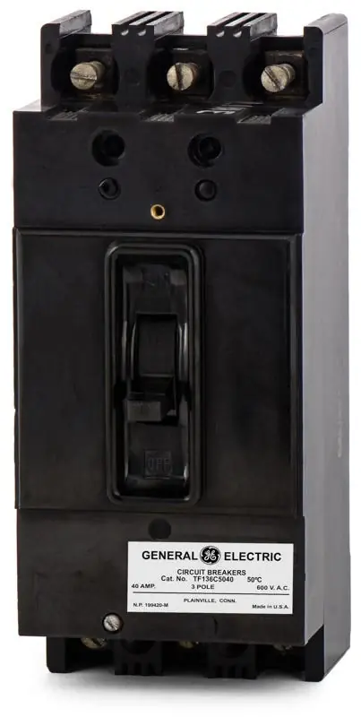 ABB / General Electric TF136C5015 - 15A 3 Pole Molded Case Circuit Breaker Sale