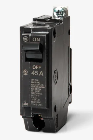 Place Order ABB / General Electric THQB1145 - 45A 1 Pole Miniature Circuit Breaker