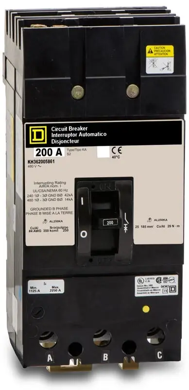 Square D KH362005861 - 200A 3 Pole Molded Case Circuit Breaker While Supplies Last