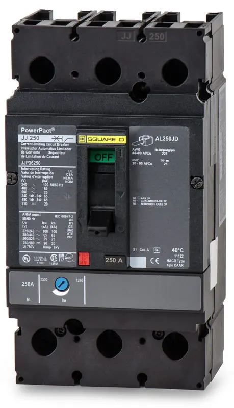 Save Now Schneider Electric JJP36250 - 250A 3 Pole Molded Case Circuit Breaker