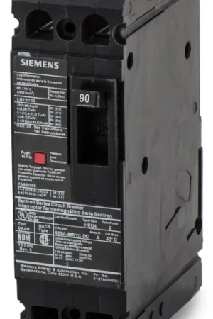 Siemens HED42B090L - 90A 2 Pole Molded Case Circuit Breaker Hot Deal