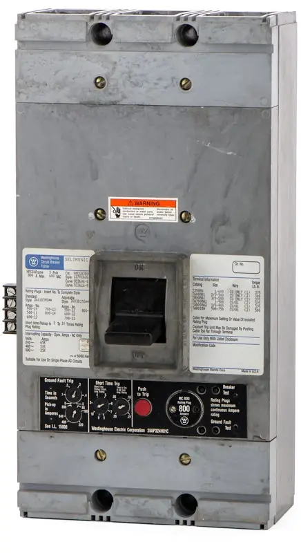 Deal Eaton / Westinghouse HMCGA3800F - 800A 3 Pole Molded Case Circuit Breaker