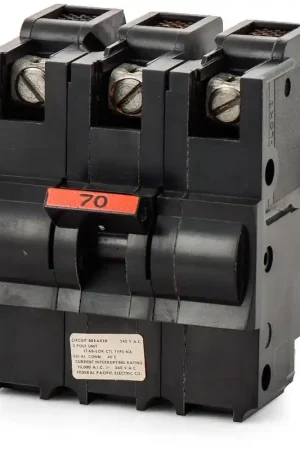 Last Chance Federal Pacific NA370 - 70A 3 Pole Molded Case Circuit Breaker